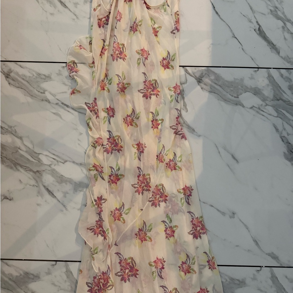 Free People Cream Sleeveless V-Neck Maxi Sundress - Picture 10 of 10